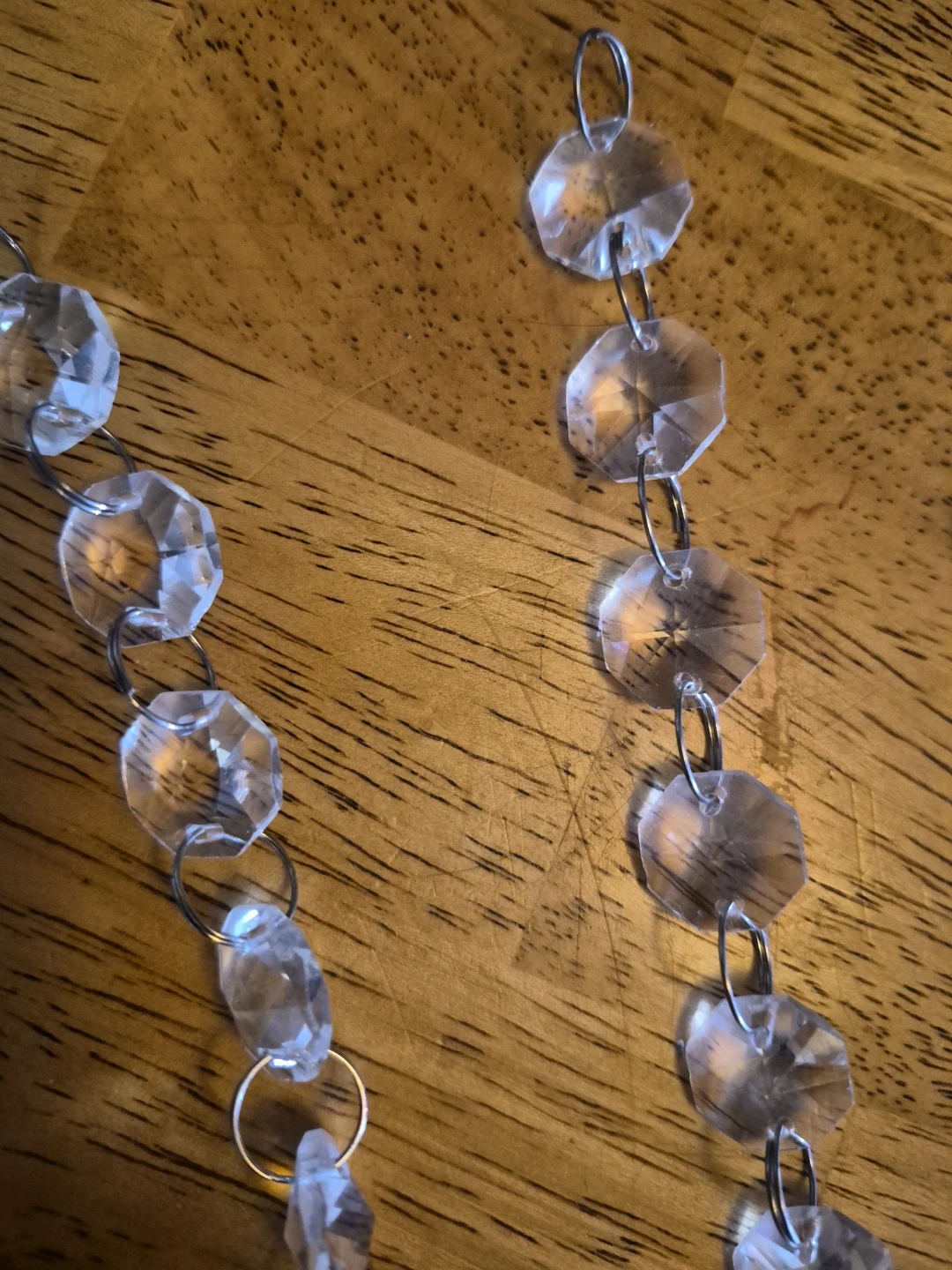 Misc. Lot of 5... 1 1/2" Crystal Glass Pendants - photo 3