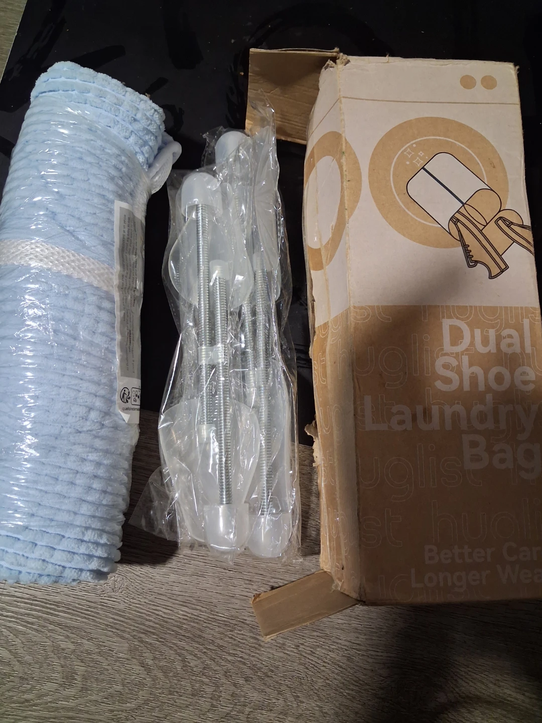 Huglism Dual Shoe Laundry Bag