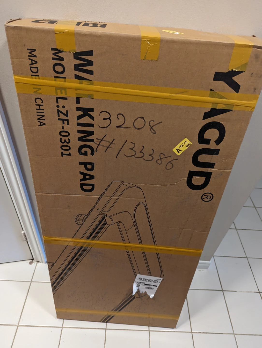 Yagud Walking Pad Treadmill Model: ZF-0301 - photo 2