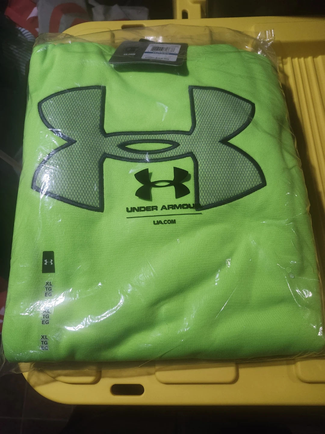 Under Armour Hoodie - Bright Green - XL