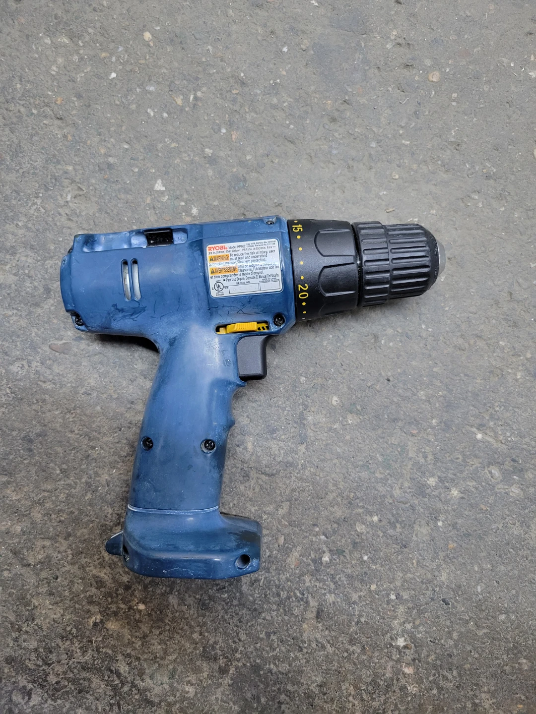 (TOOL ONLY!!) Ryobi 9.6V Cordless Drill Driver HP962 - photo 2