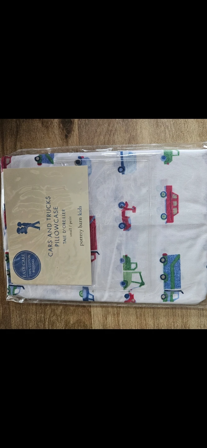 Pottery Barn Kids Cars and Trucks Pillowcase