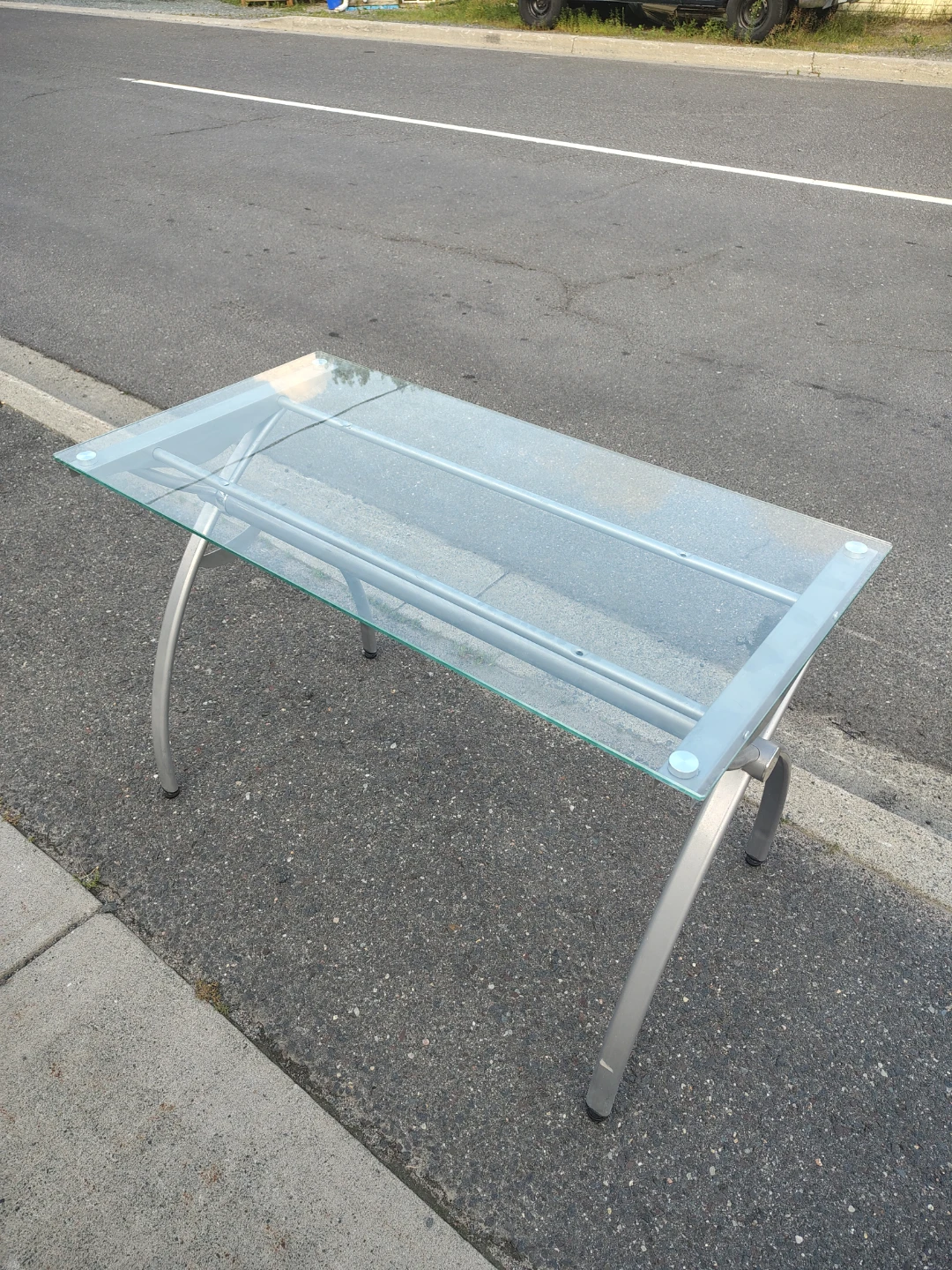 Glass Top Table