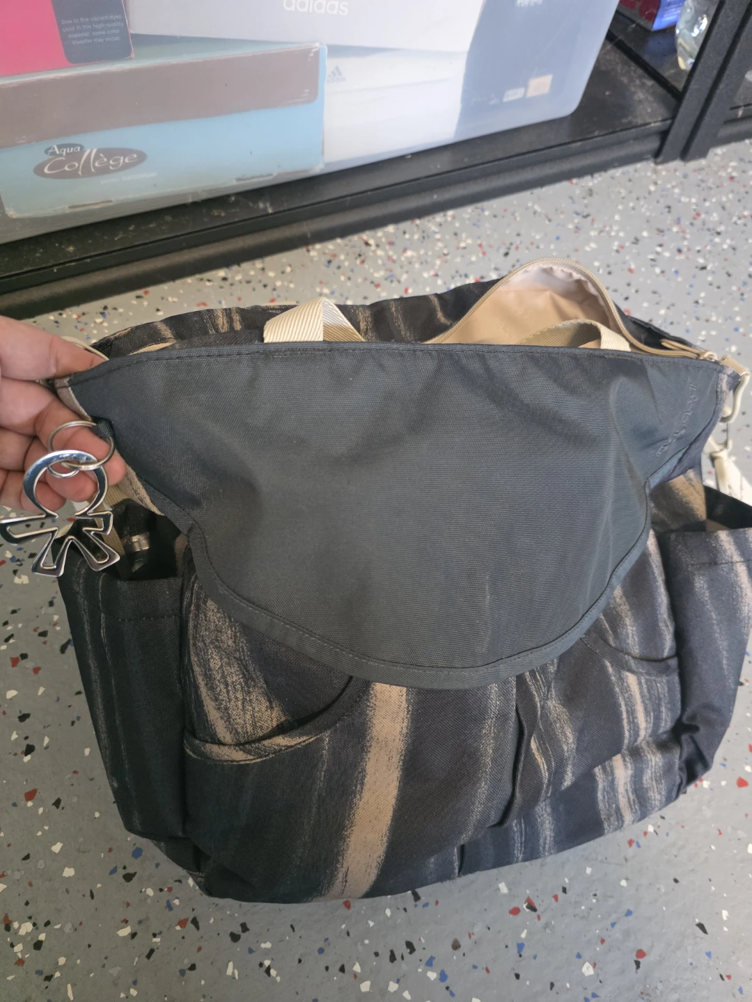 Diaper Bag with Changing Pad (Okiedog) - can be set as backpack