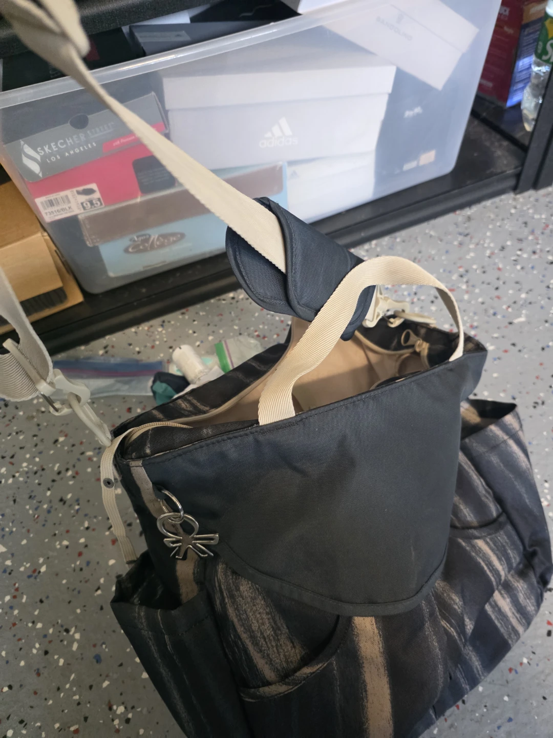Diaper Bag with Changing Pad (Okiedog) - can be set as backpack - photo 2