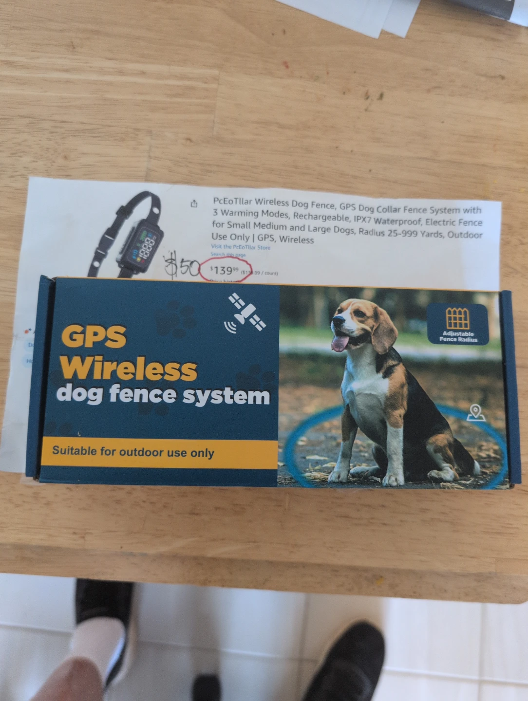 PcEoTllar Wireless GPS Dog Fence System
