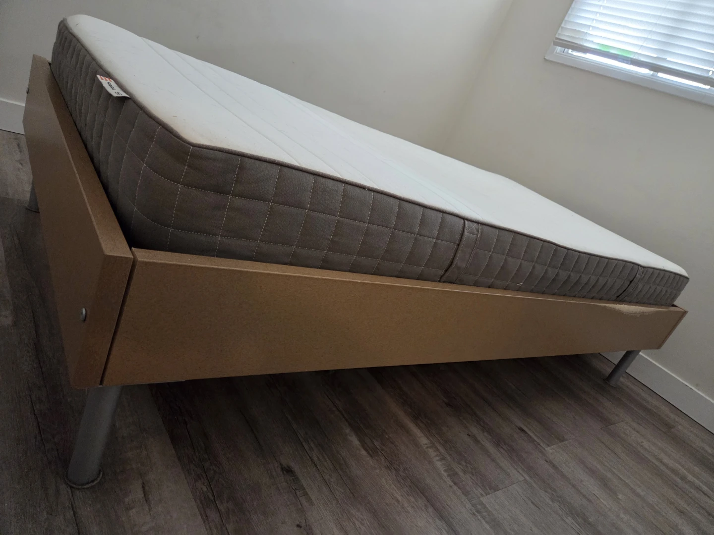 IKEA Malm Single  Bed Frame with Mattress - photo 2
