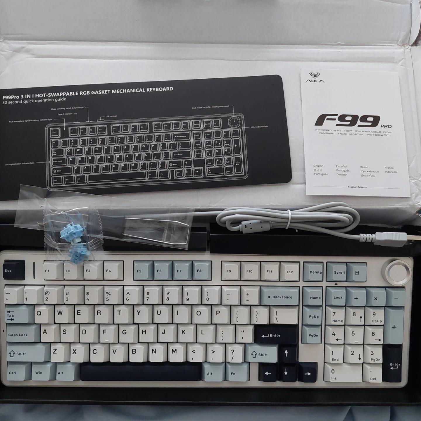 Aula F99 Pro mechanical keyboard