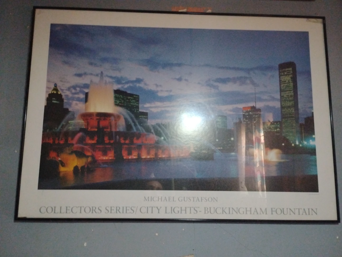 Michael Gustafson Collectors Series Buckingham Fountain Print