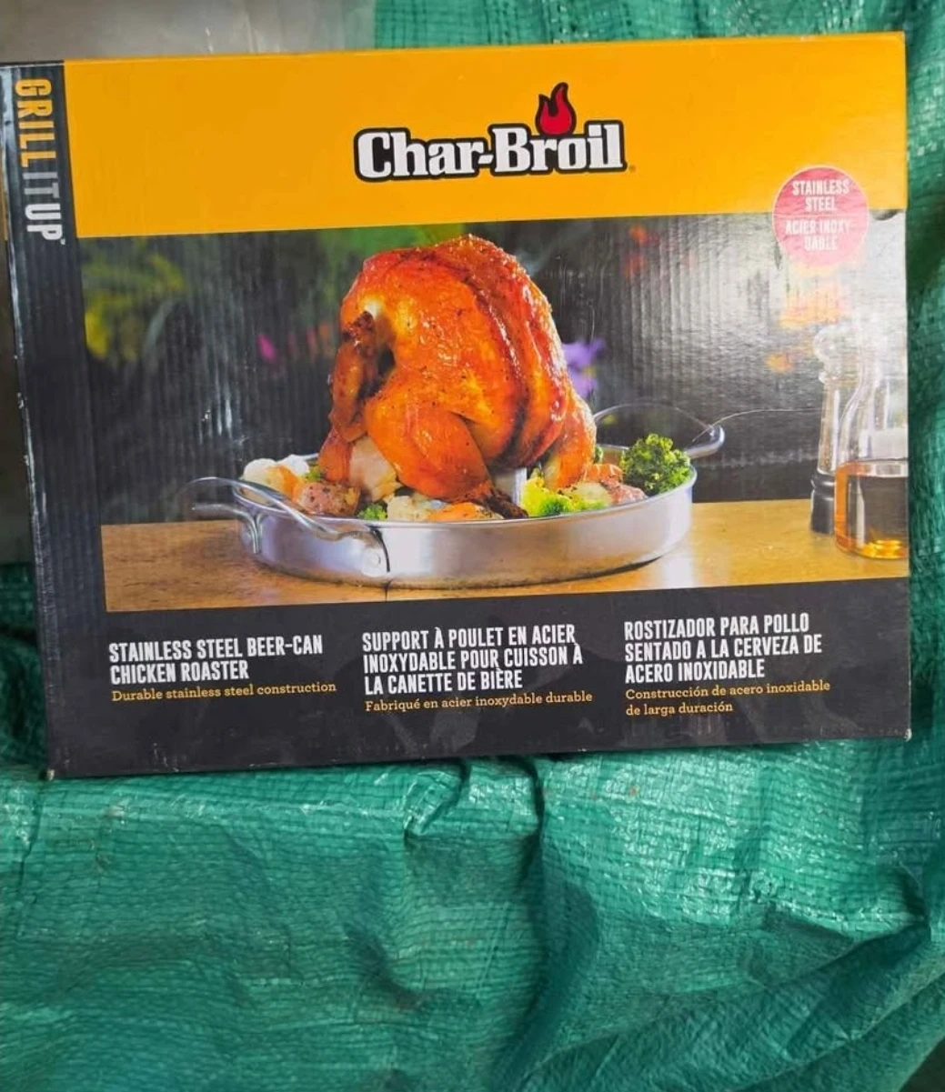 Char-Broil Stainless Steel Beer-Can Chicken Roaster