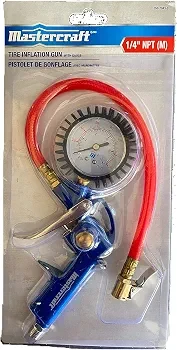 (BRAND NEW) 3-in-1 Air Inflator, Inflation Gun with Gauge,