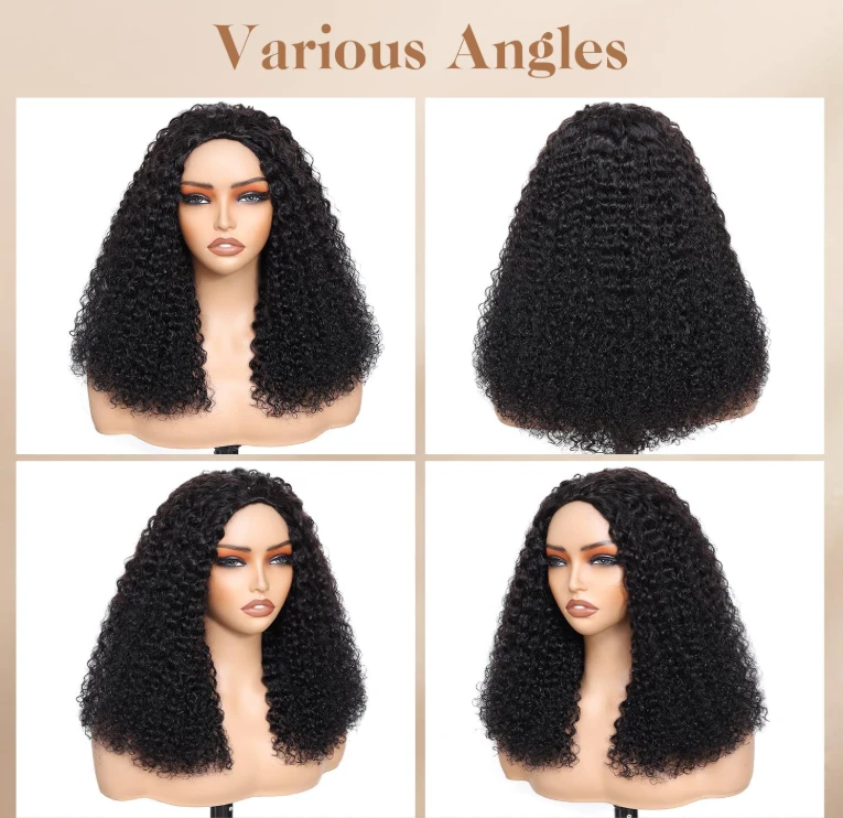 Kinky Curly Half Wig Human Hair New in Box - photo 5