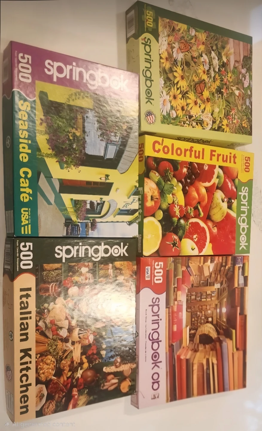 Springbok 500 Piece Puzzles (5 Available)