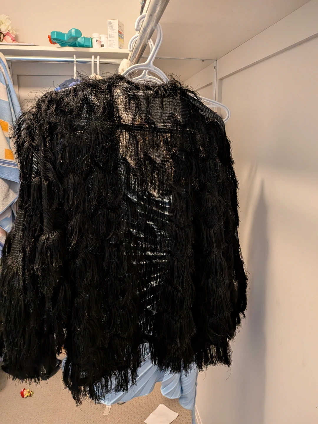 Chelsea Black Fringe Cardigan - photo 3