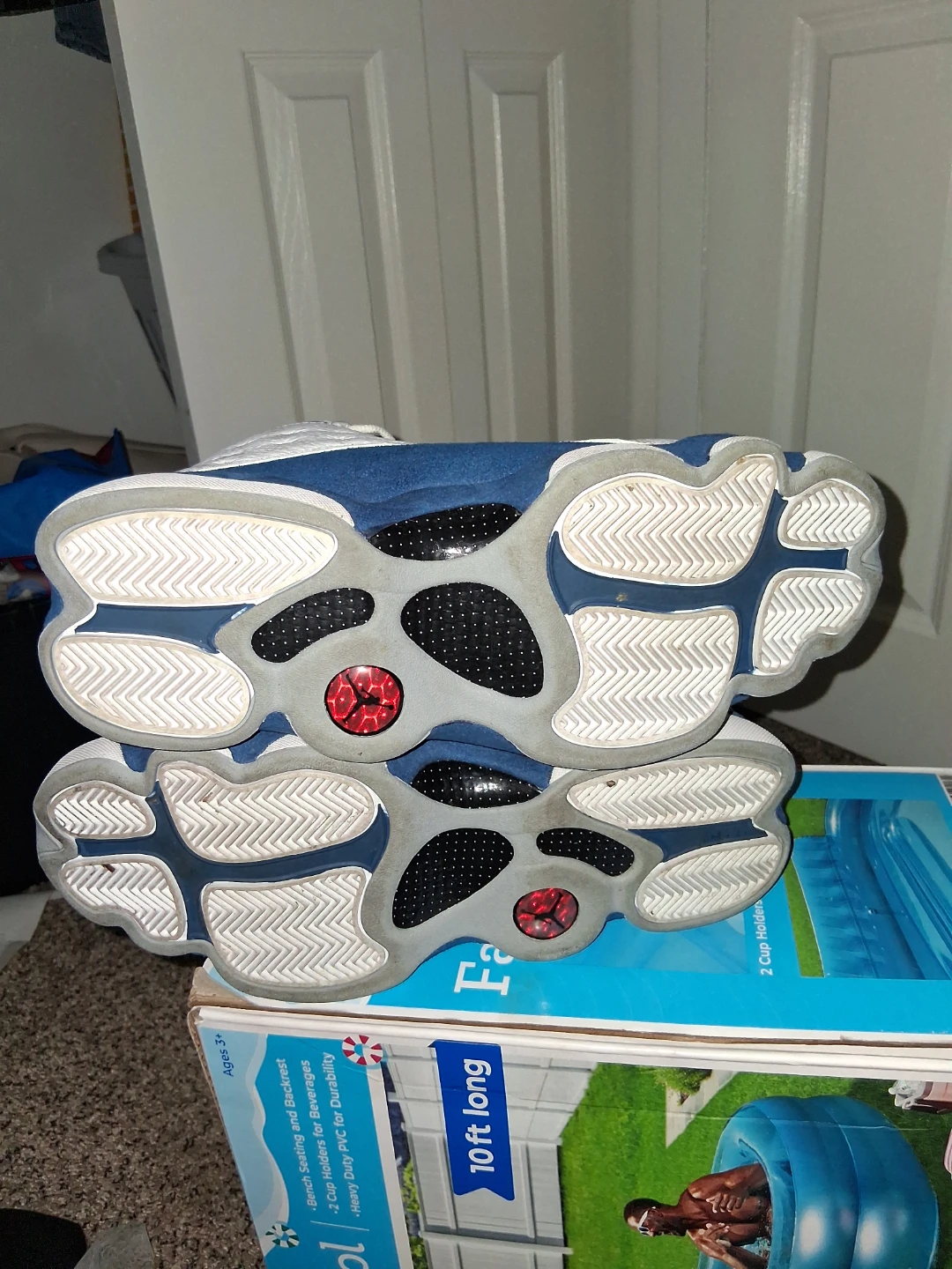 Air Jordan 13 Retro White Grey Blue - photo 4