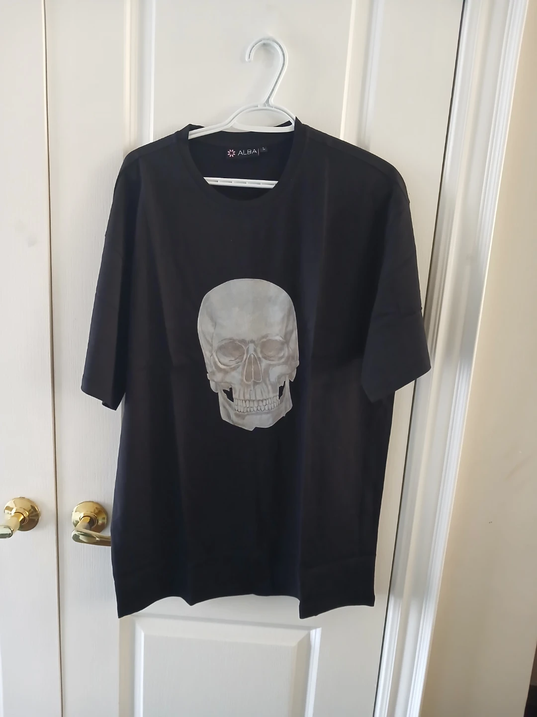 Black T-Shirt with Skull Graphic - Size xs to xL - photo 3