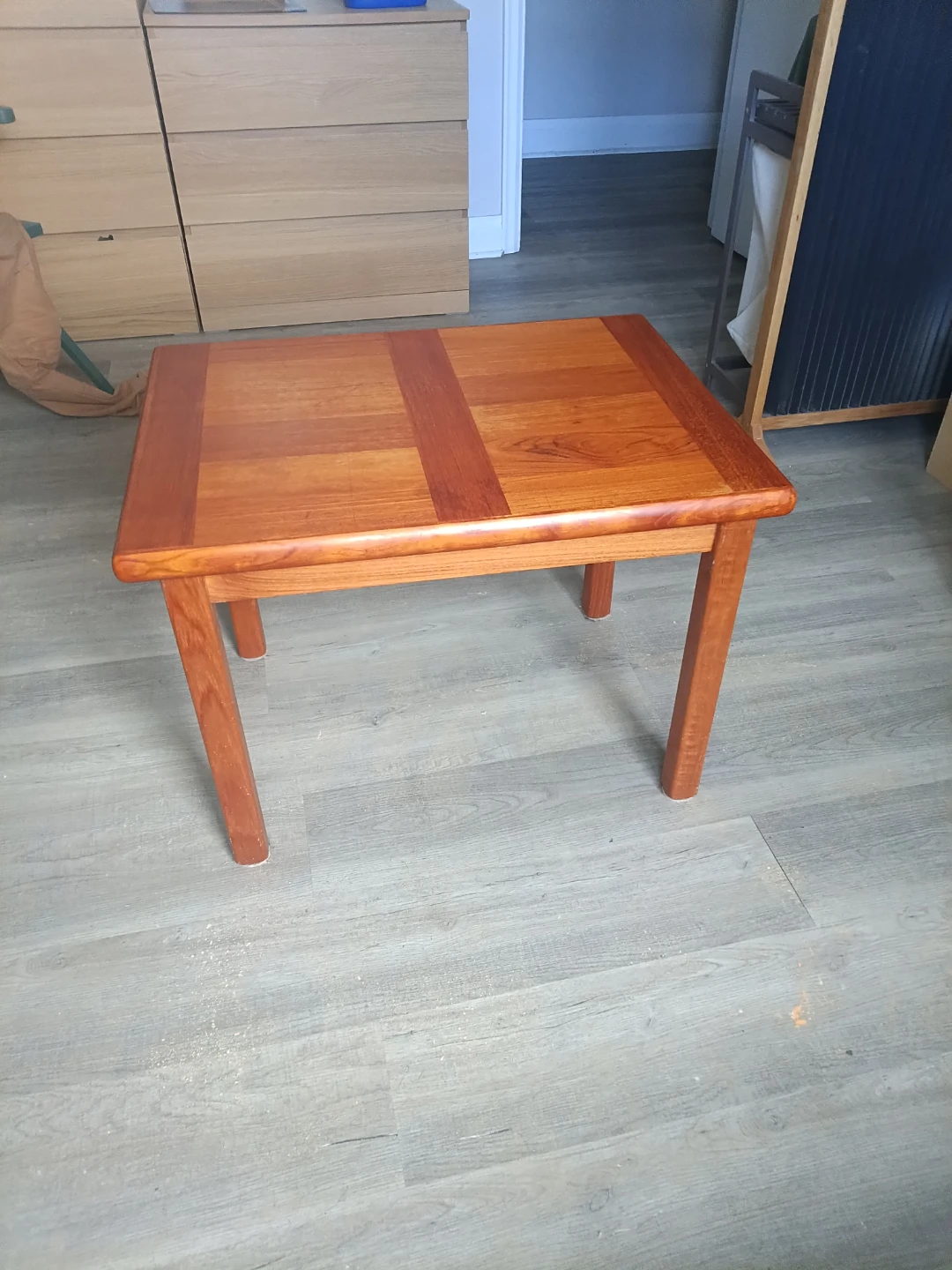 Refinished vintageTeak Side Table