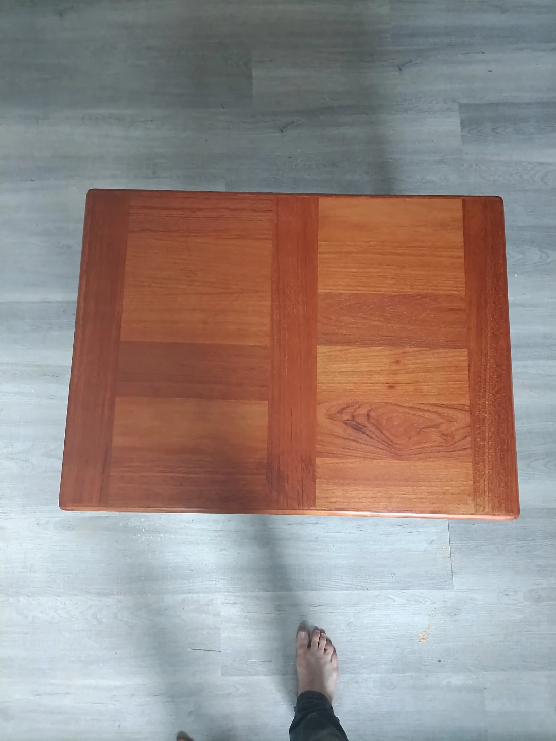 Refinished vintageTeak Side Table - photo 2