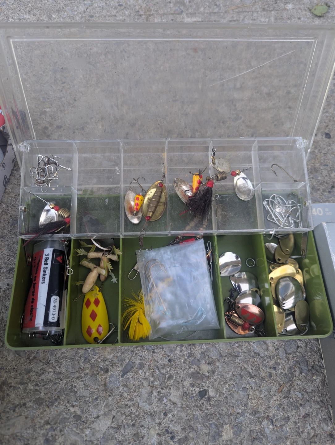 Fishing Lure Tackle Box with Accessories