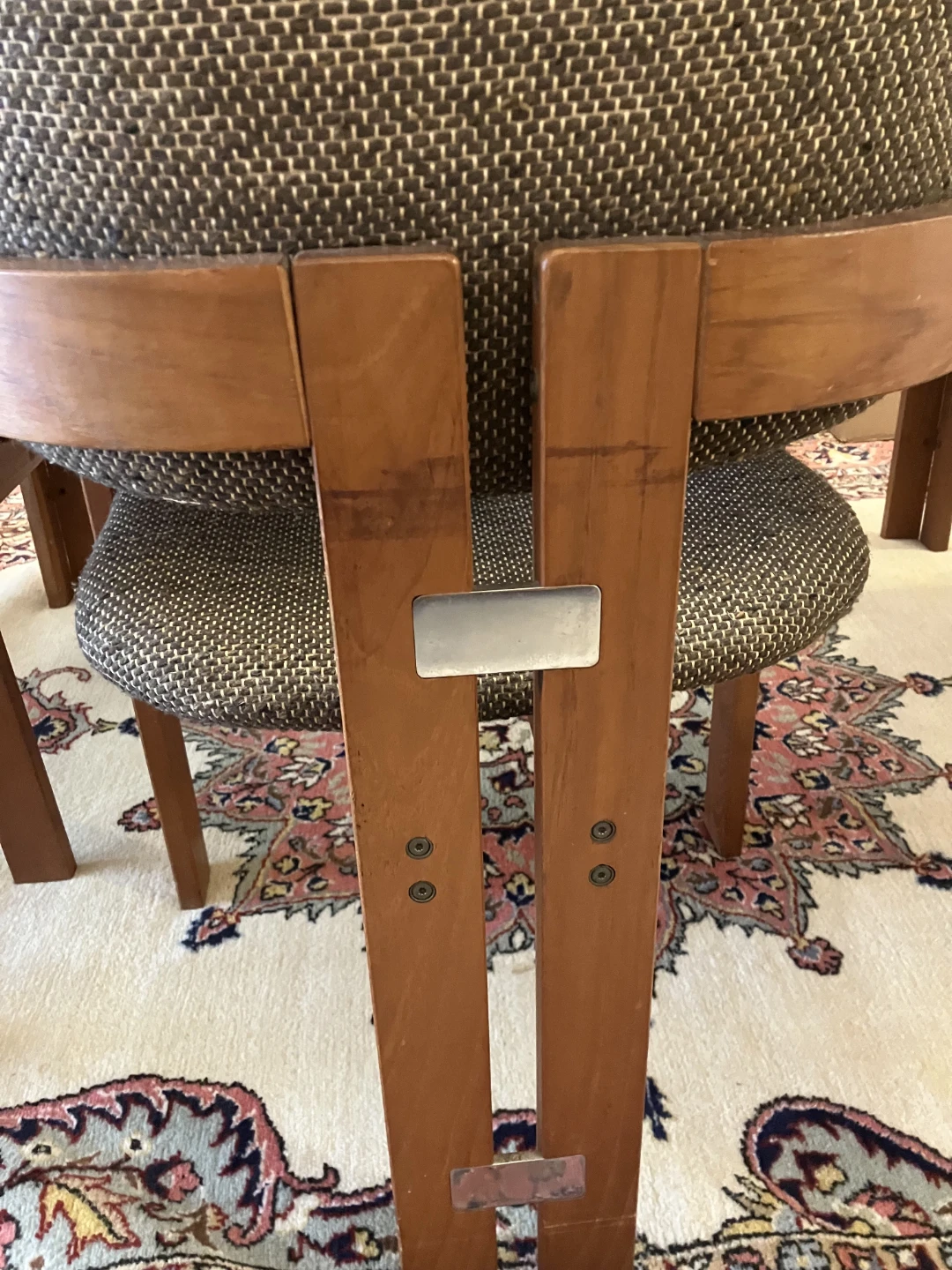 Solid Teak Dining Table and Chairs - photo 2