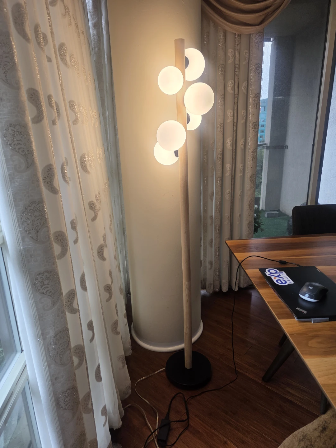 Modern Floor Lamp with Bubble Lights - photo 2