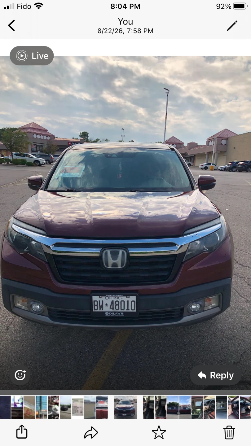 Honda Ridgeline touring