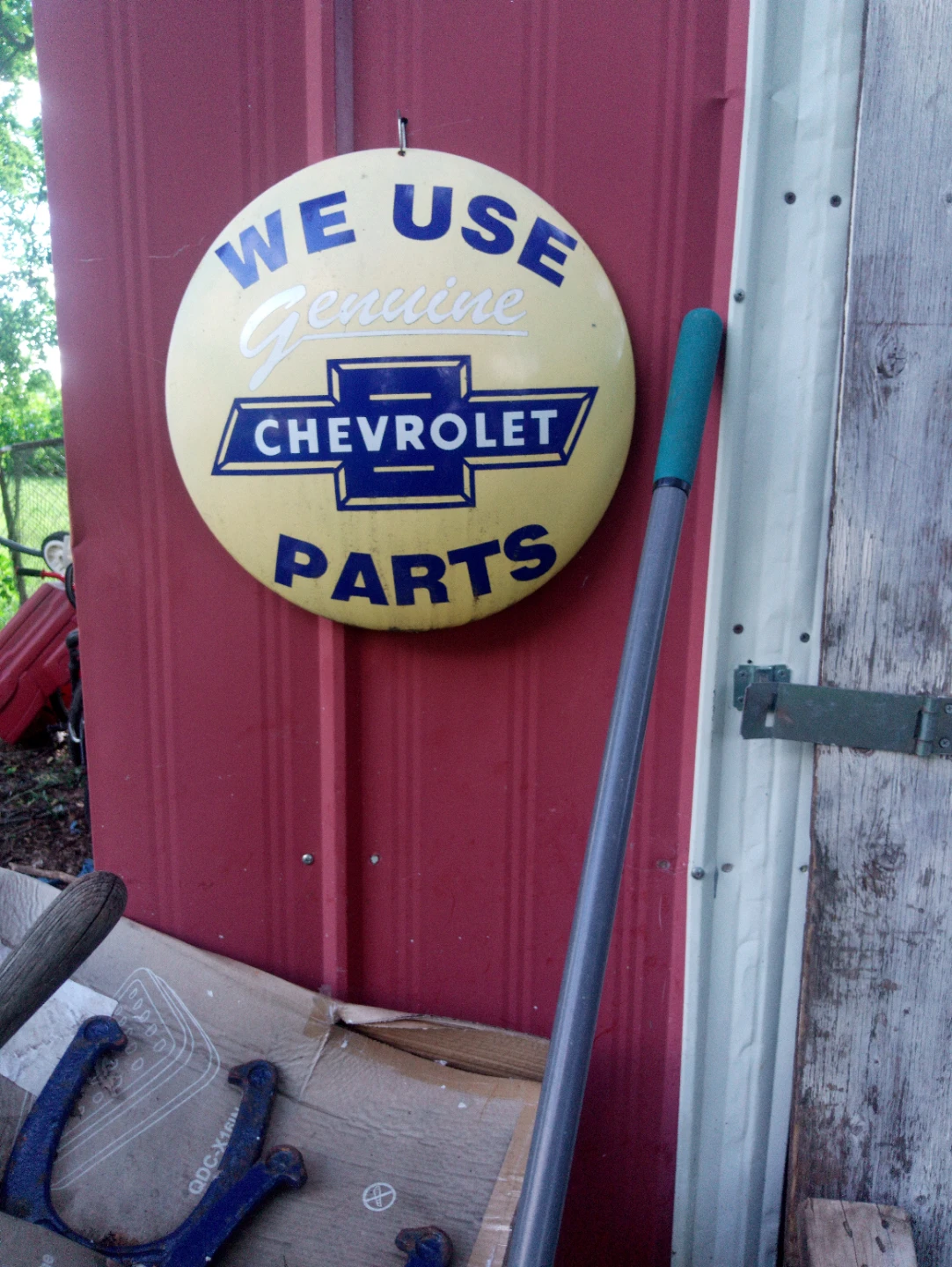 Vintage Chevrolet Genuine Parts Sign - photo 2