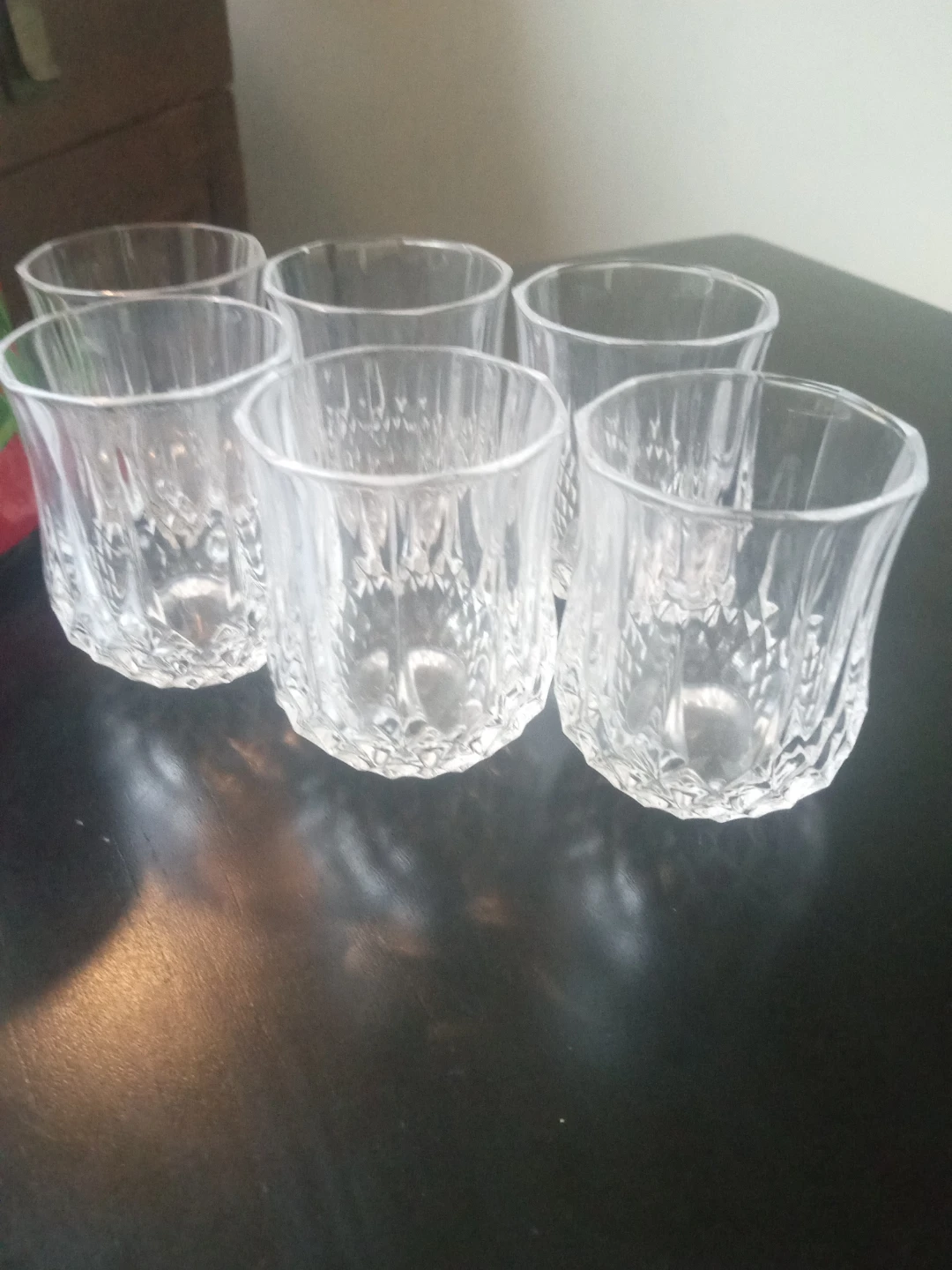 Set of 6 Clear Glass Shot Glasses - photo 2