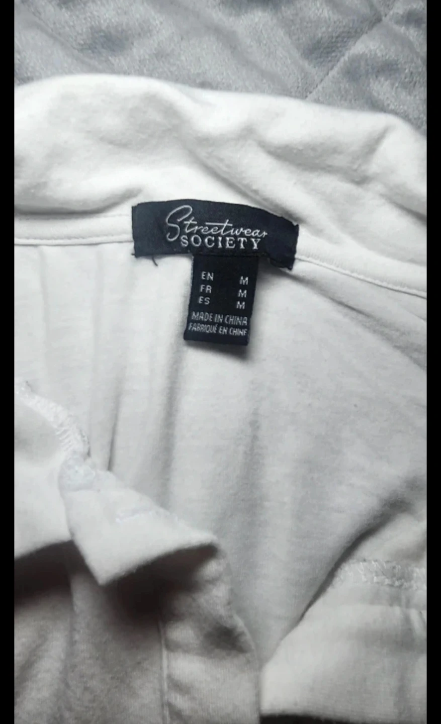 Streetwear Society White Button-Up Shirt - photo 3