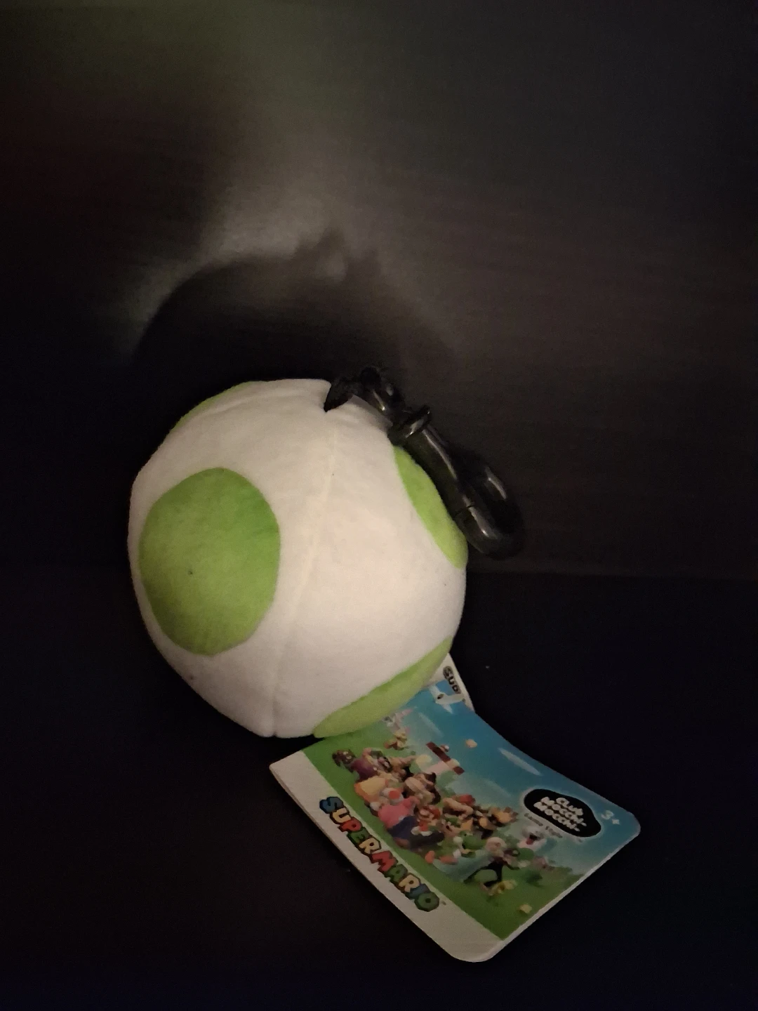 Super Mario Yoshi Egg Plush Keychain