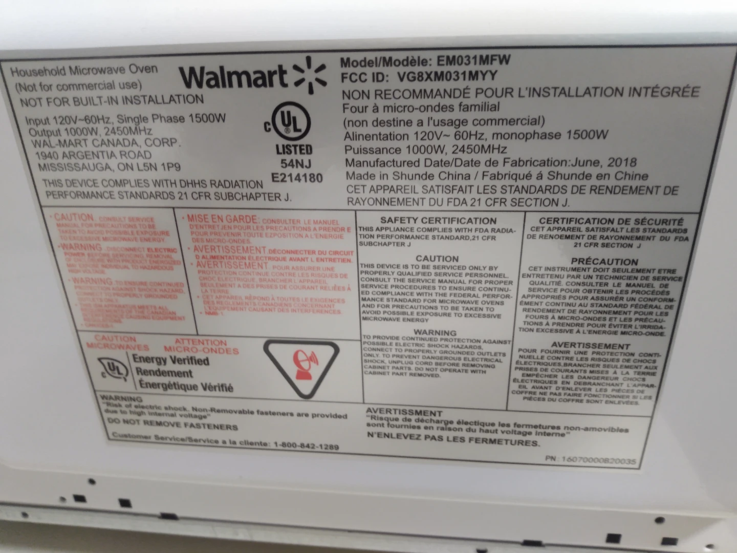 Hamilton Beach 0.9 cu ft Microwave Oven - photo 4