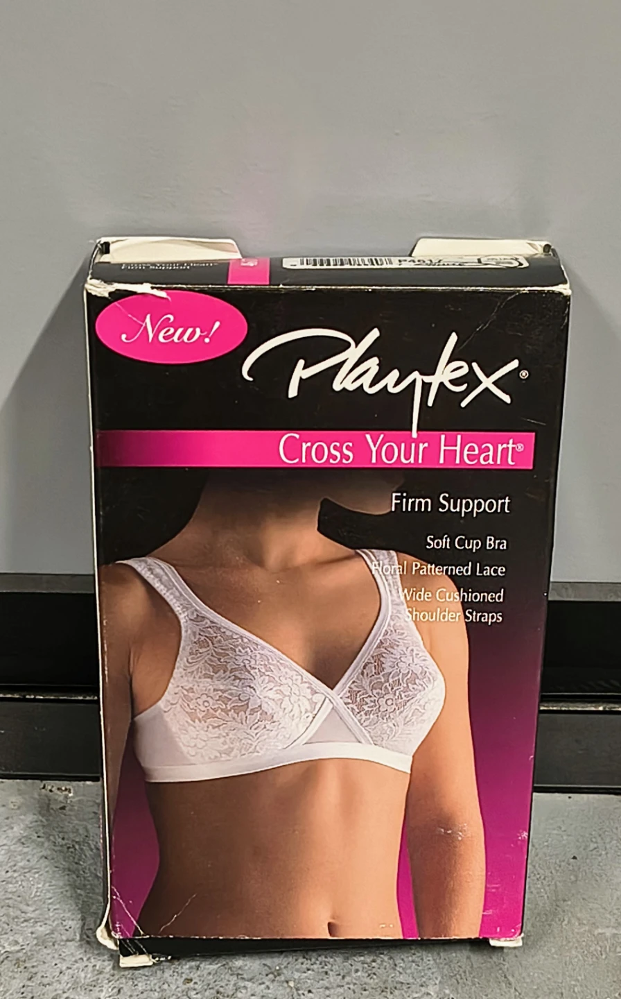 Vintage Playtex Cross Your Heart Bra Firm Support 34DD