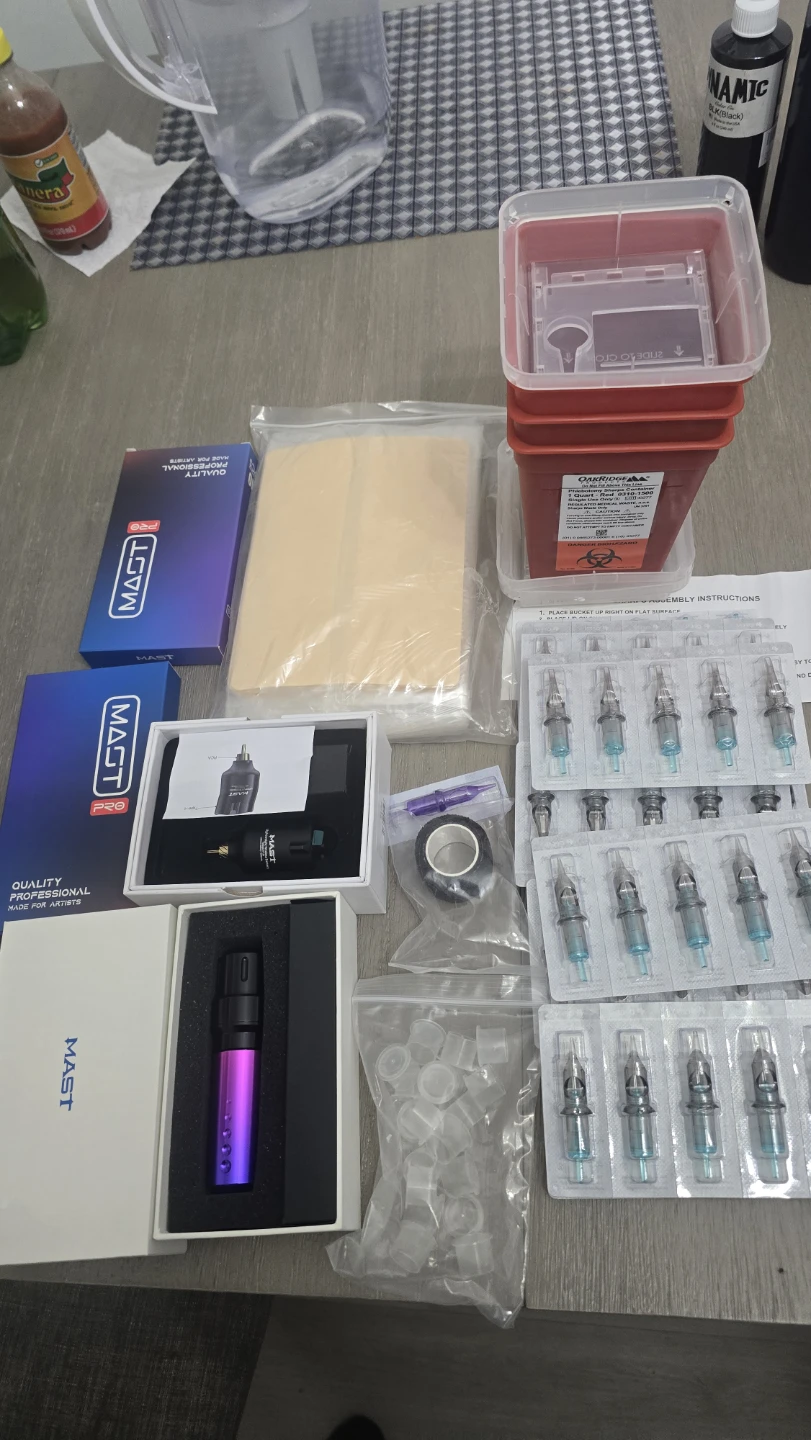 MAST Pro Tattoo Machine & Stigma Needle Cartridges