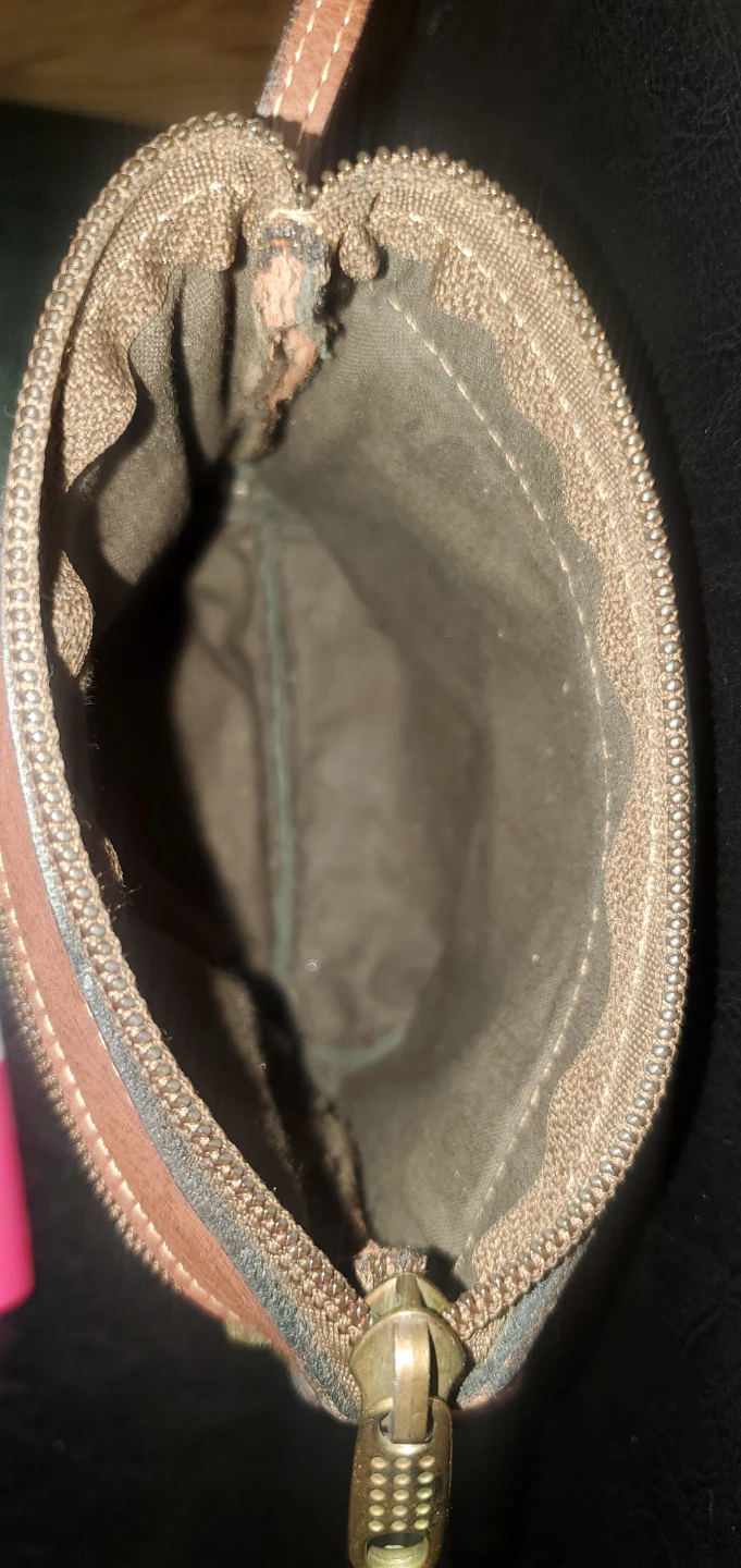 Brown Leather & Suede Crossbody Bag - photo 2