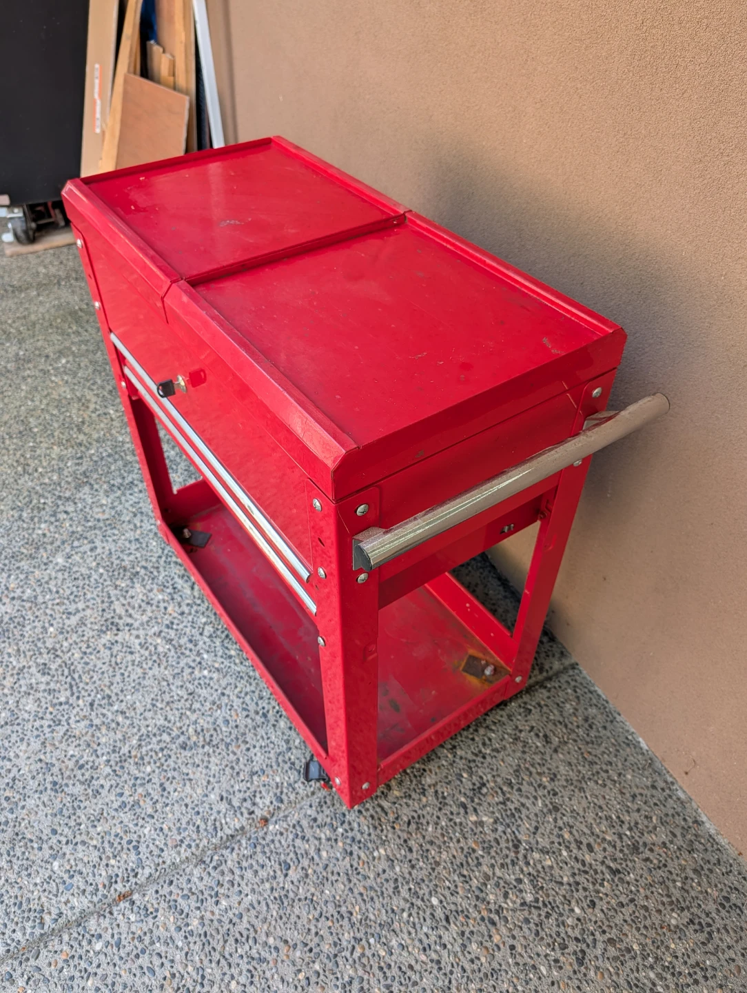 Red Rolling Tool Chest Cart - photo 2