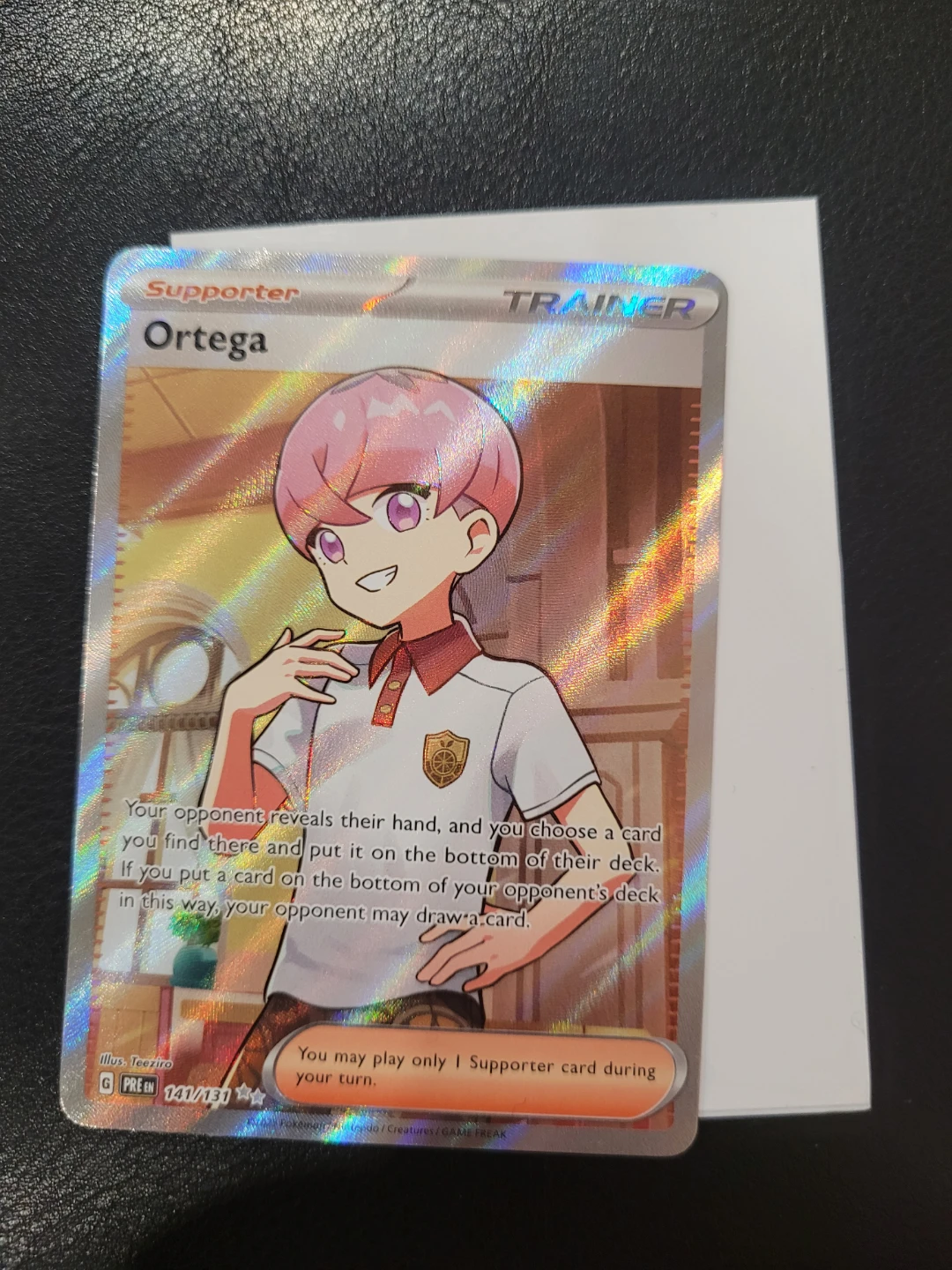 Pokemon TCG Ortega Supporter Trainer Card