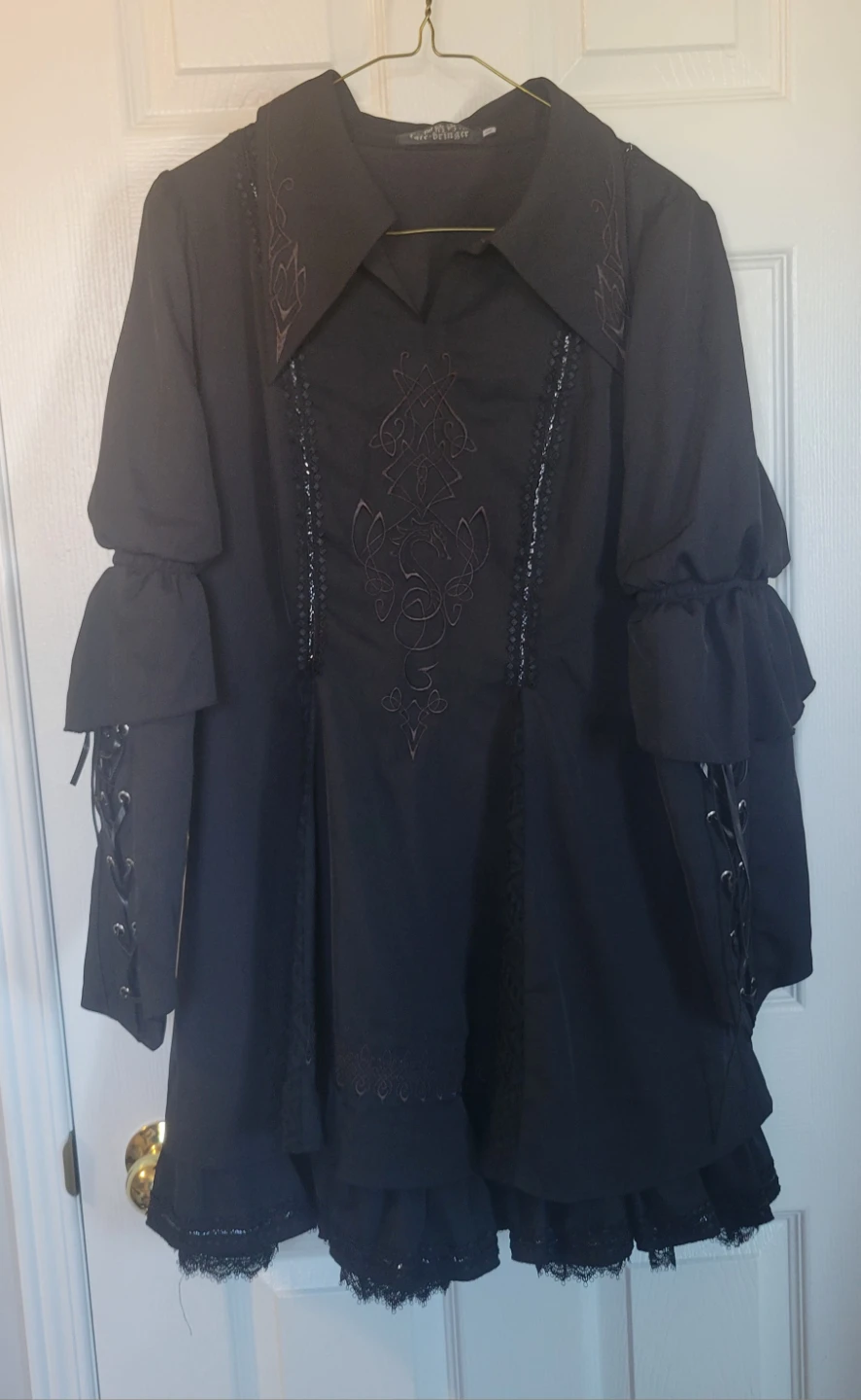 Knight of the Dragon Gothic Lolita Dress Set - photo 4