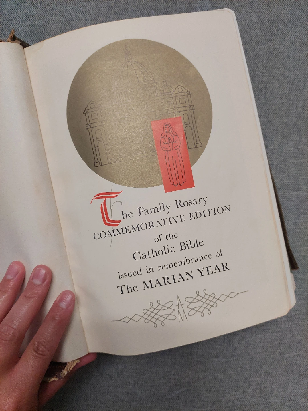 Antique Catholic Holy Bible - photo 3