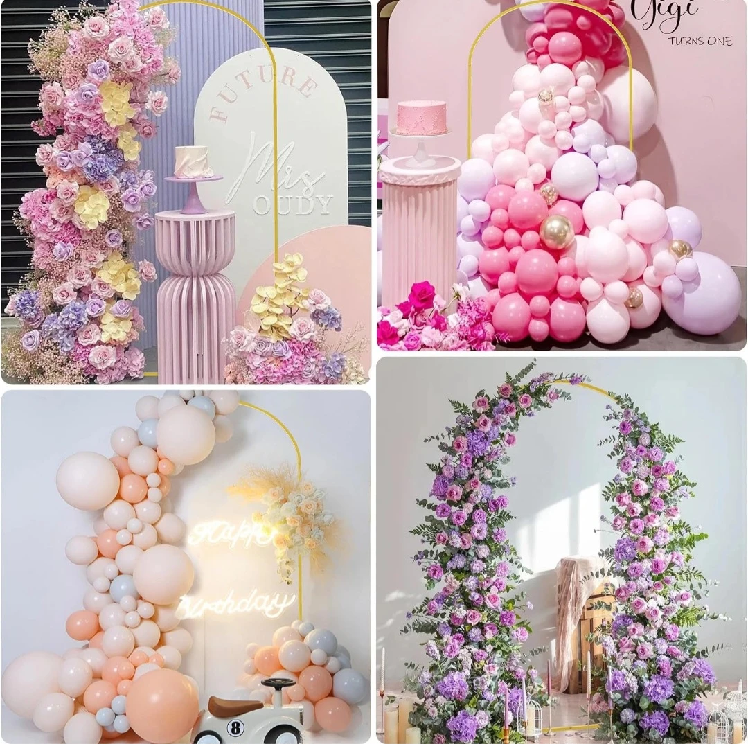 7.2FT Arch Backdrop Stand and Cover Set,Arch Stand with .... - photo 4