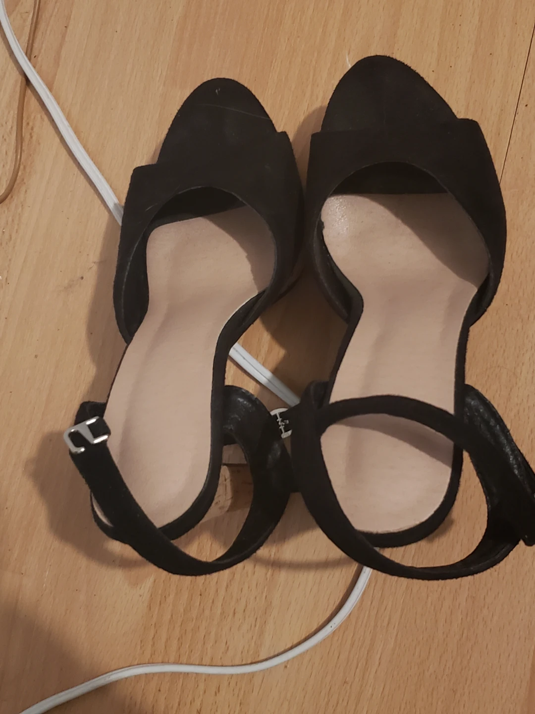 Black Platform Wedge Heels - photo 3