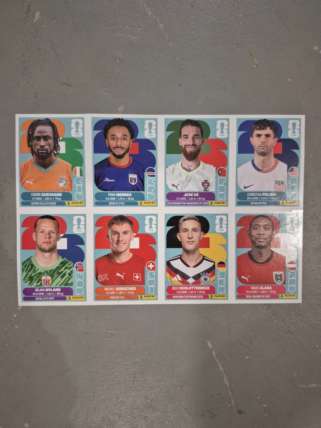 Panini FIFA World Cup 2026 Sticker Sheets - photo 3