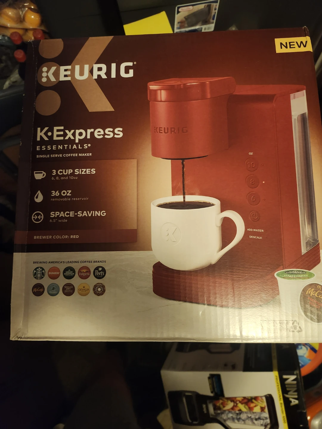 Keurig K-Express Essentials Single Serve Coffee Maker - Red