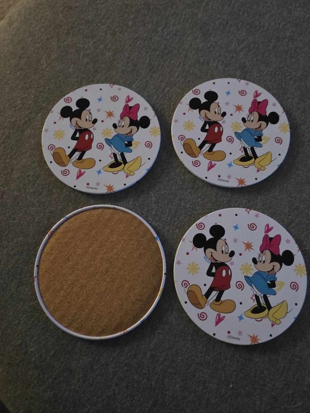 4 Disney coasters - photo 2