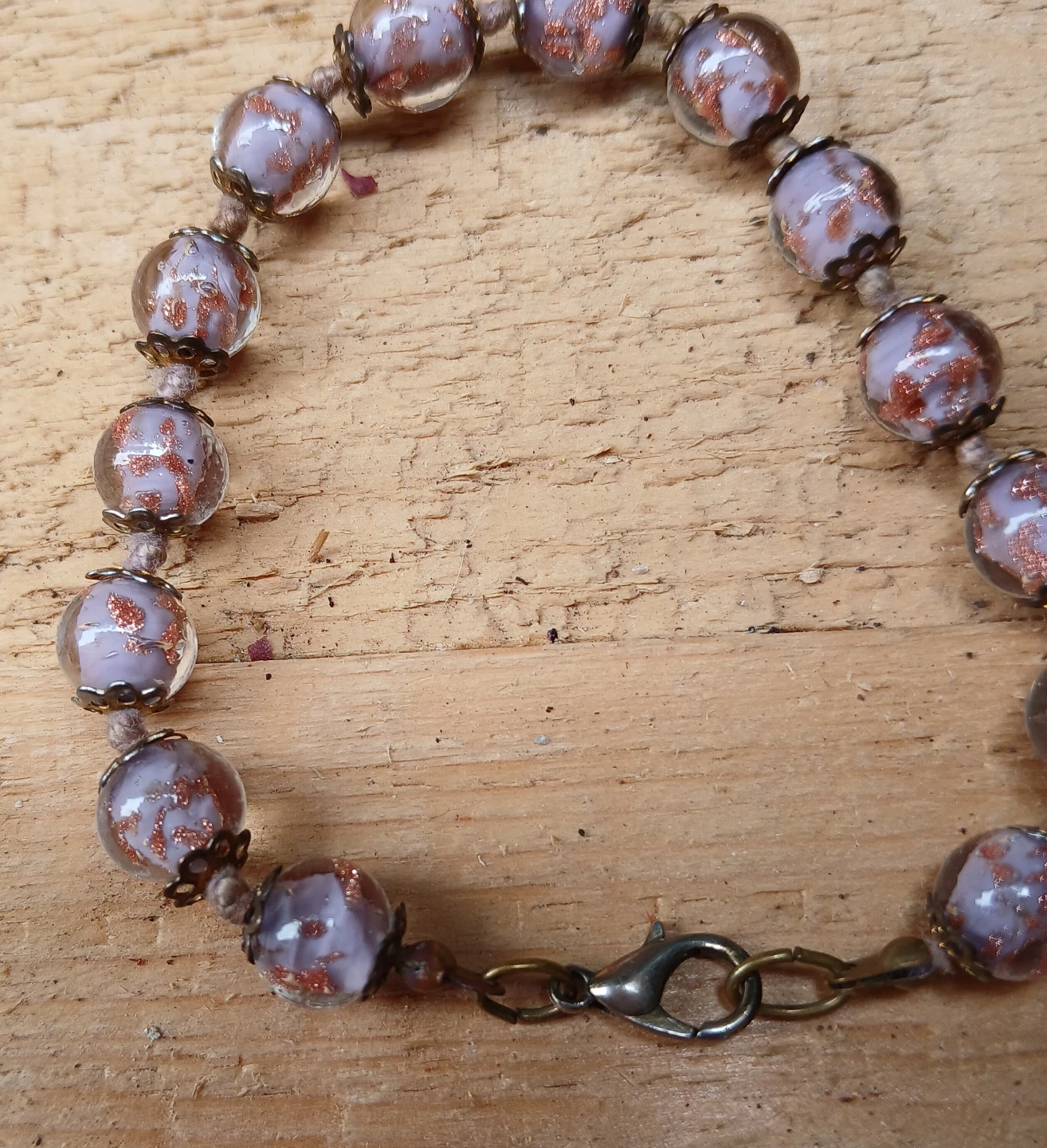 Vintage Murano glass Beaded Bracelet - photo 2
