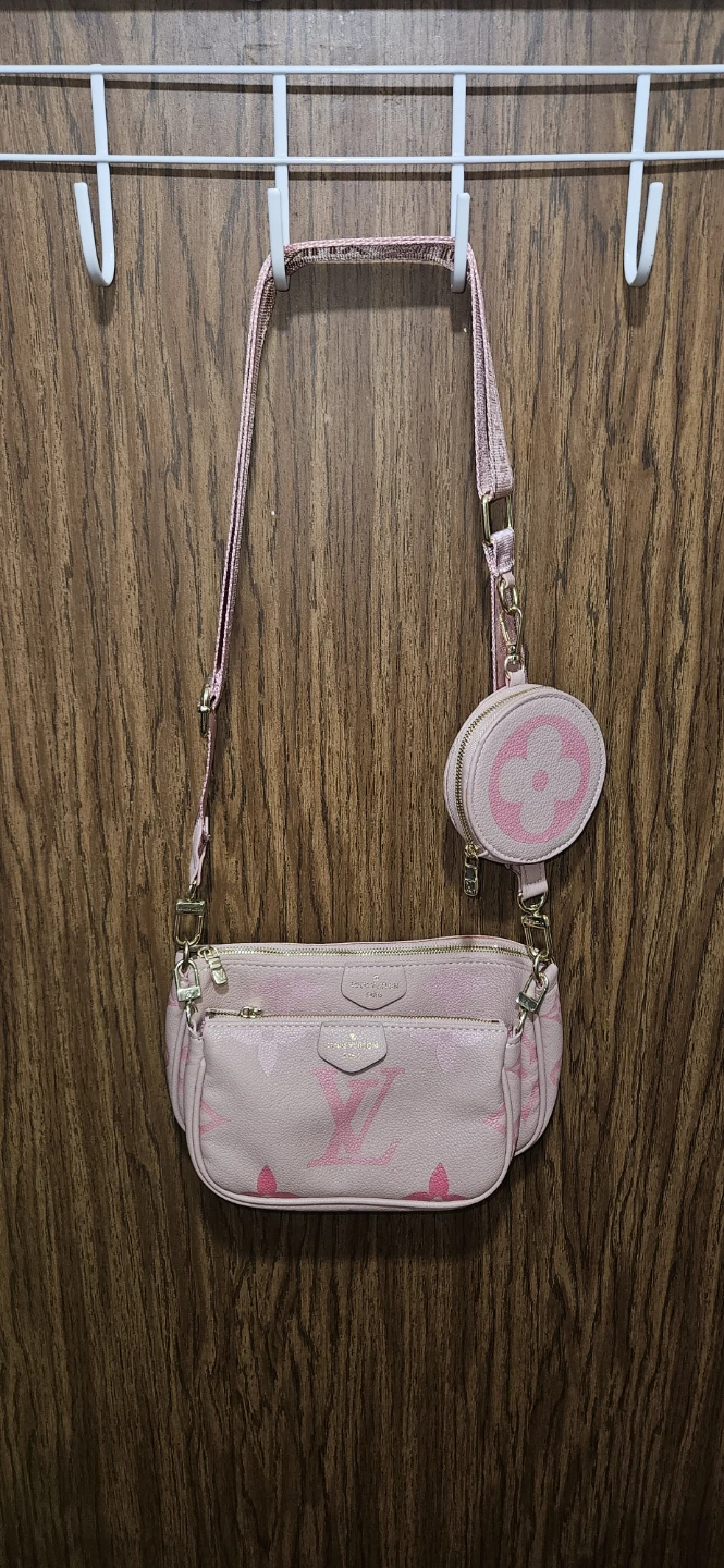 Multi Pochette Accessories Pink Monogram