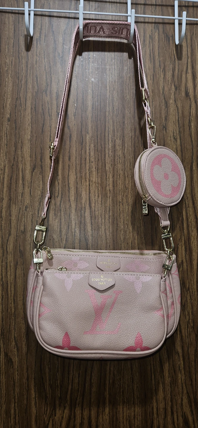 Multi Pochette Accessories Pink Monogram - photo 3