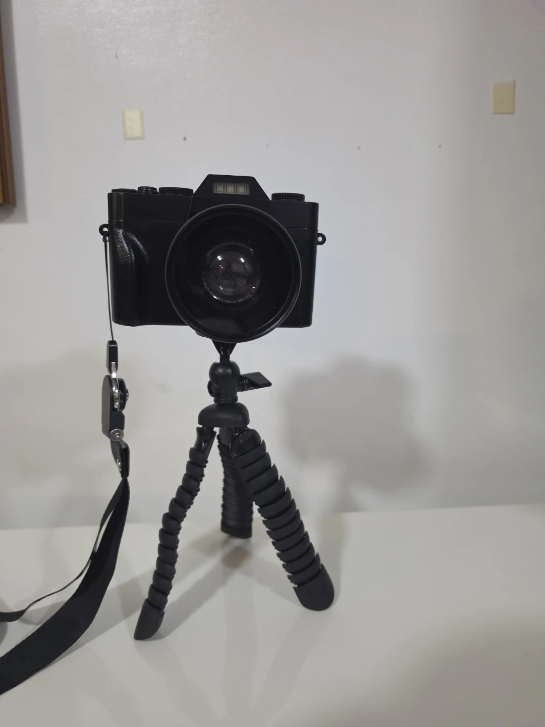 Black Digital Camera with Mini Tripod - photo 4