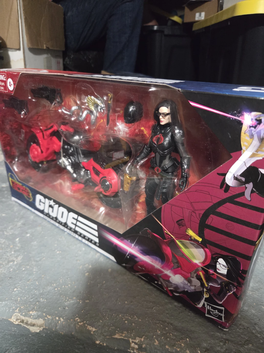 G.I. Joe Cobra Island Baroness Action Figure and Motorcycle Set - photo 2