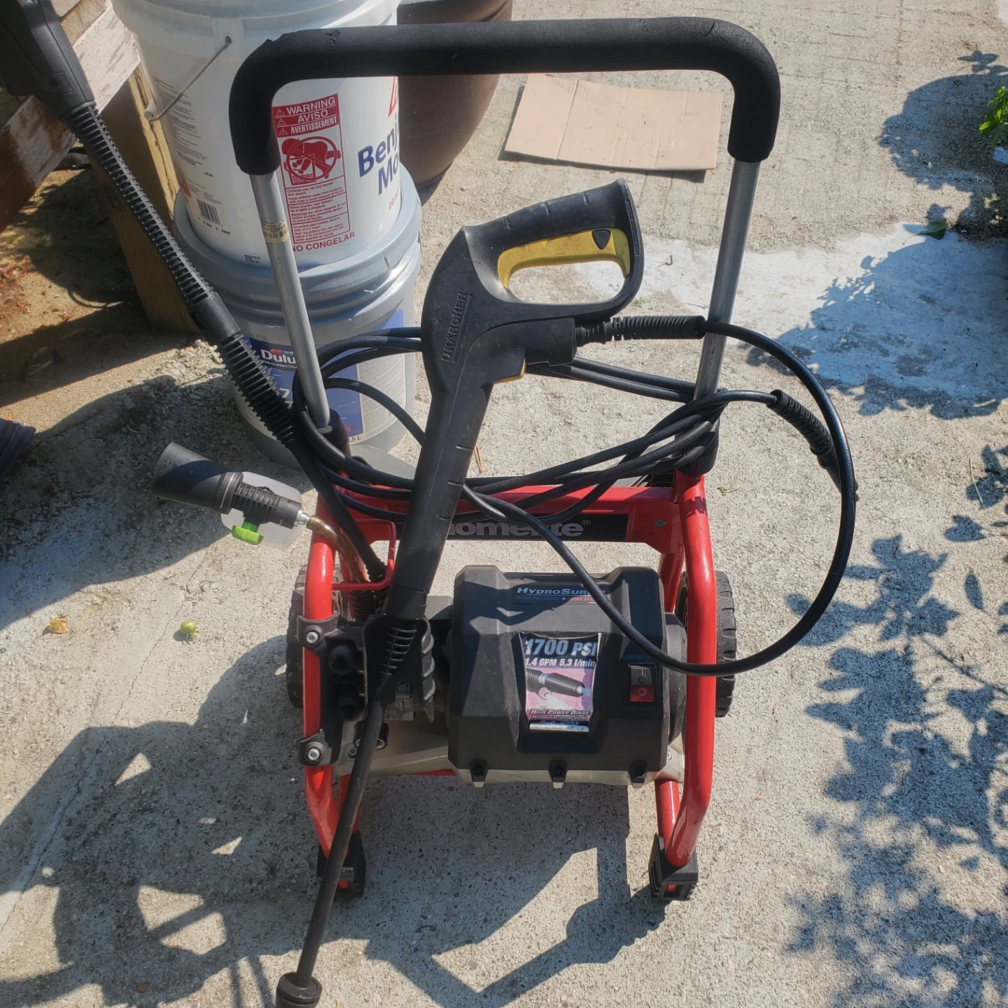 Homelite 1700 PSI Electric Pressure Washer - photo 2