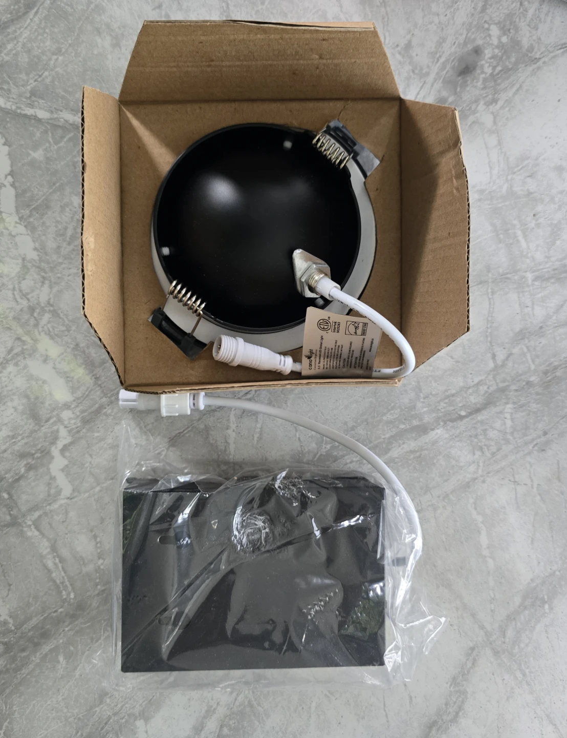 1pc- 3.5 Inch LED Recessed Gimbal Pot Light with, 8W - photo 4
